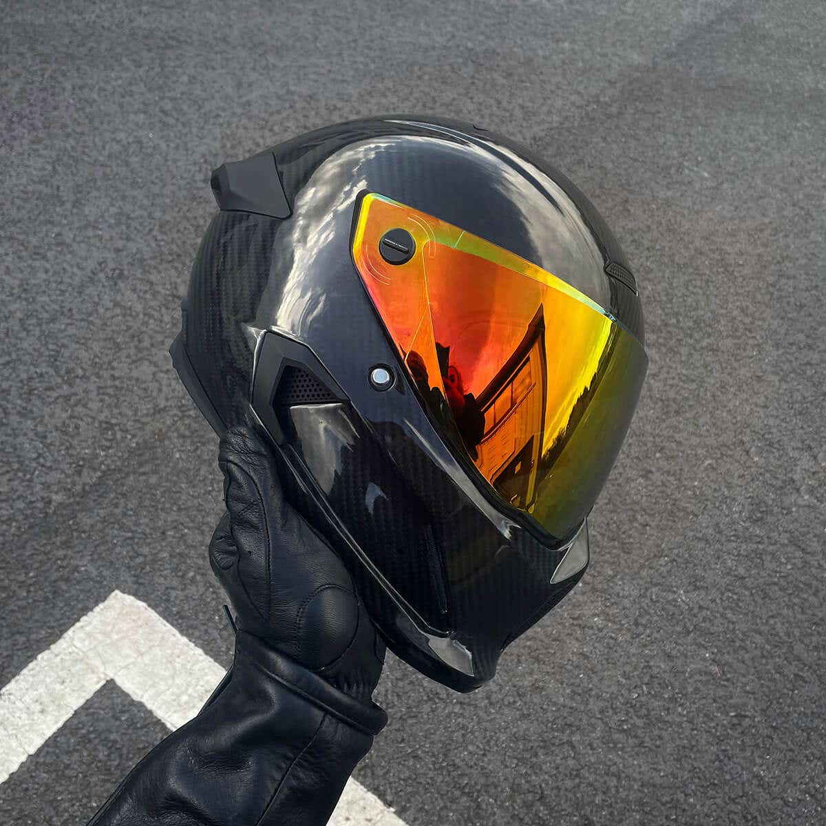 Ruroc | Atlas 3.0 Helmet - Liquid Carbon (Blemished)