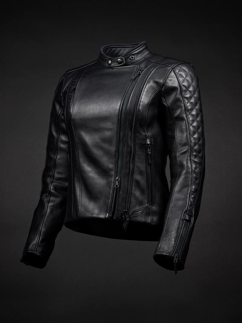 Diamond Plate Men's Buffalo Leather Black Motorcycle Vest ...