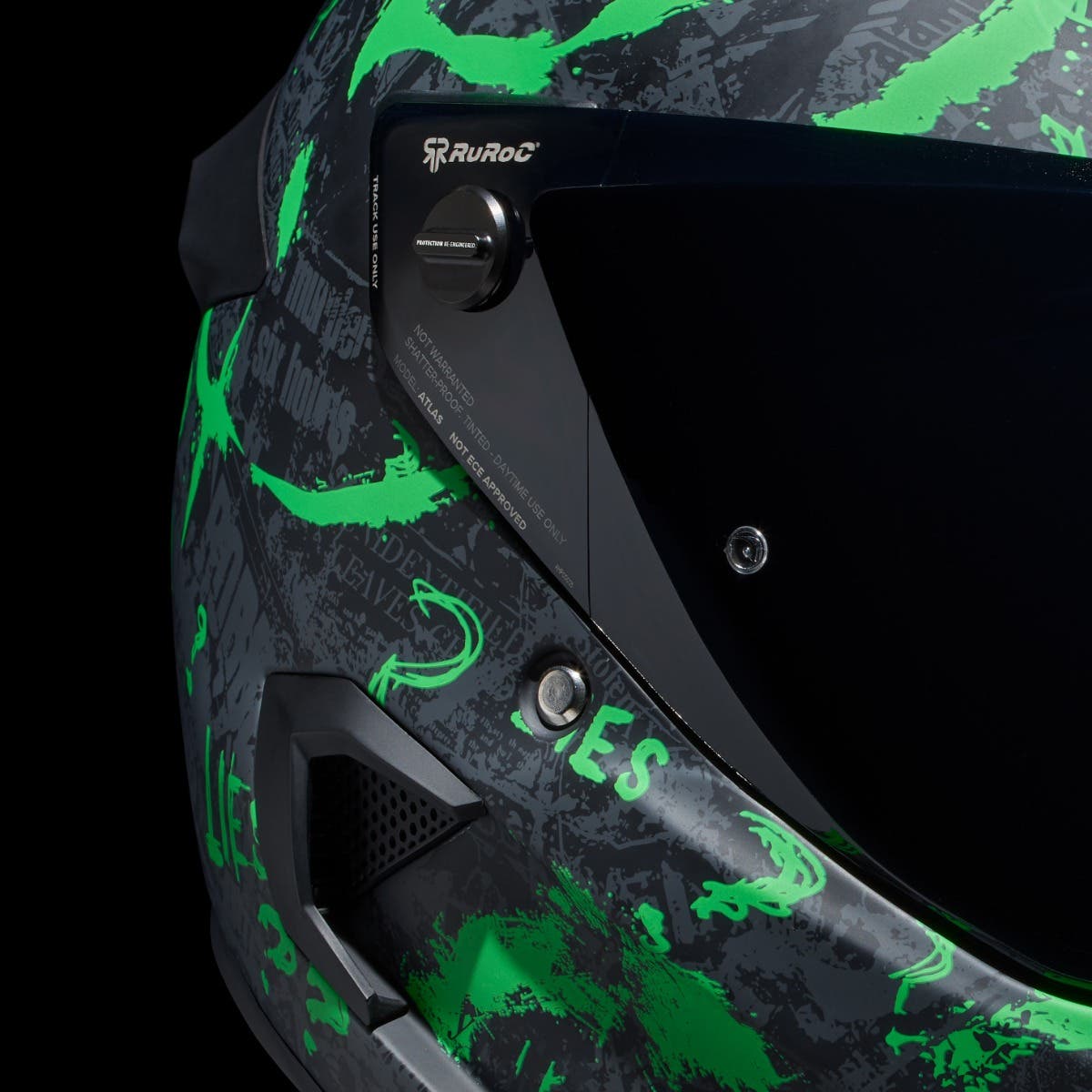 ATLAS 4.0 The Riddler - Motorcycle Helmet - Ruroc