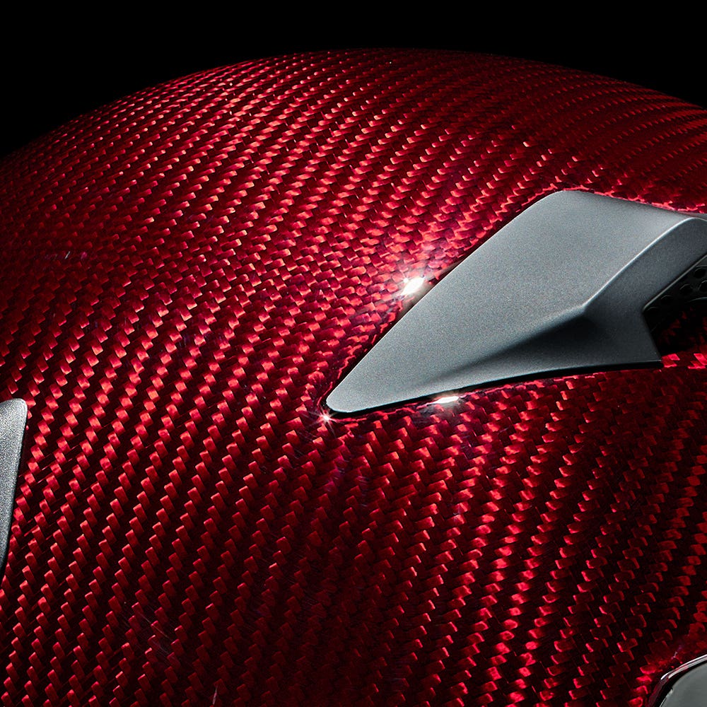 ATLAS 4.0 Ruby Carbon - Motorcycle Helmet - Ruroc