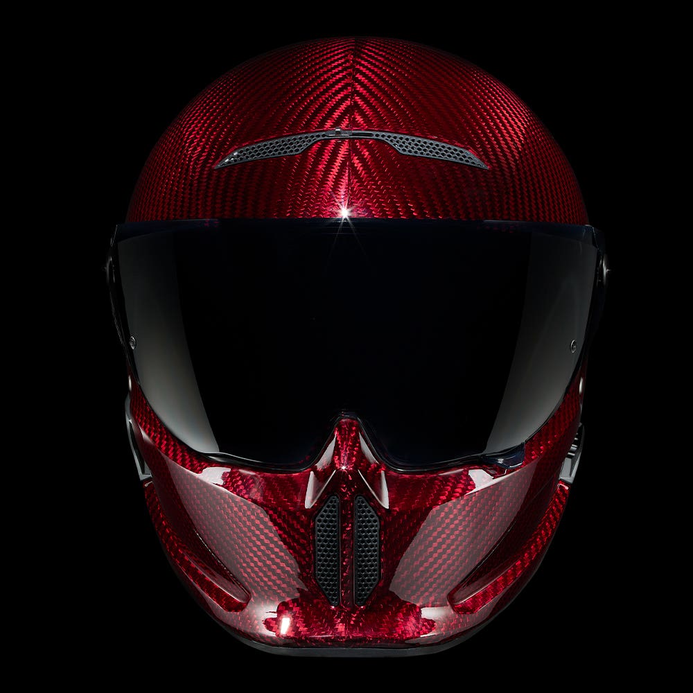 ATLAS 4.0 Ruby Carbon - Motorcycle Helmet - Ruroc