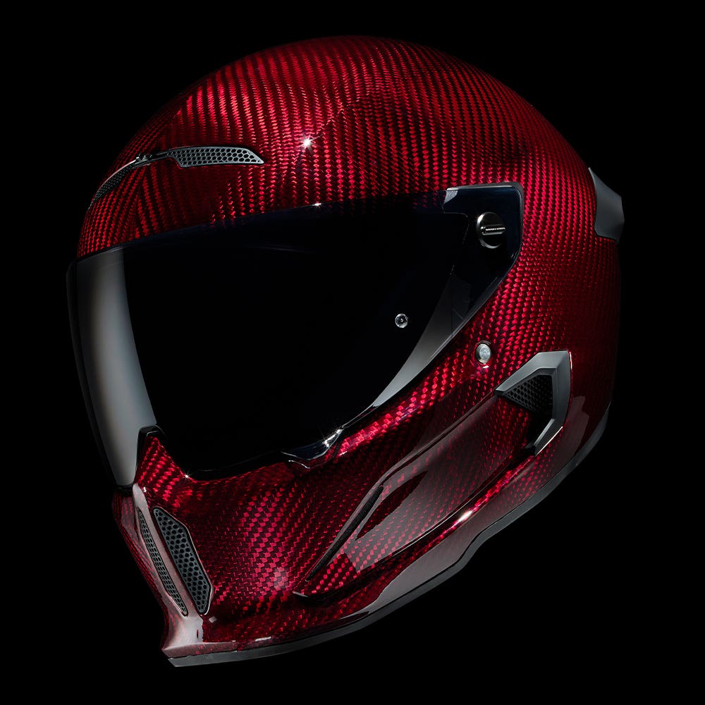 ATLAS 4.0 Ruby Carbon - Motorcycle Helmet - Ruroc