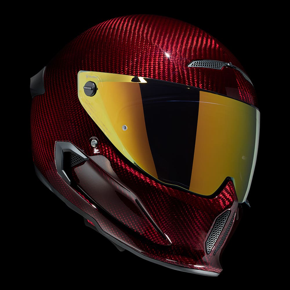 ATLAS 4.0 Ruby Carbon - Motorcycle Helmet - Ruroc