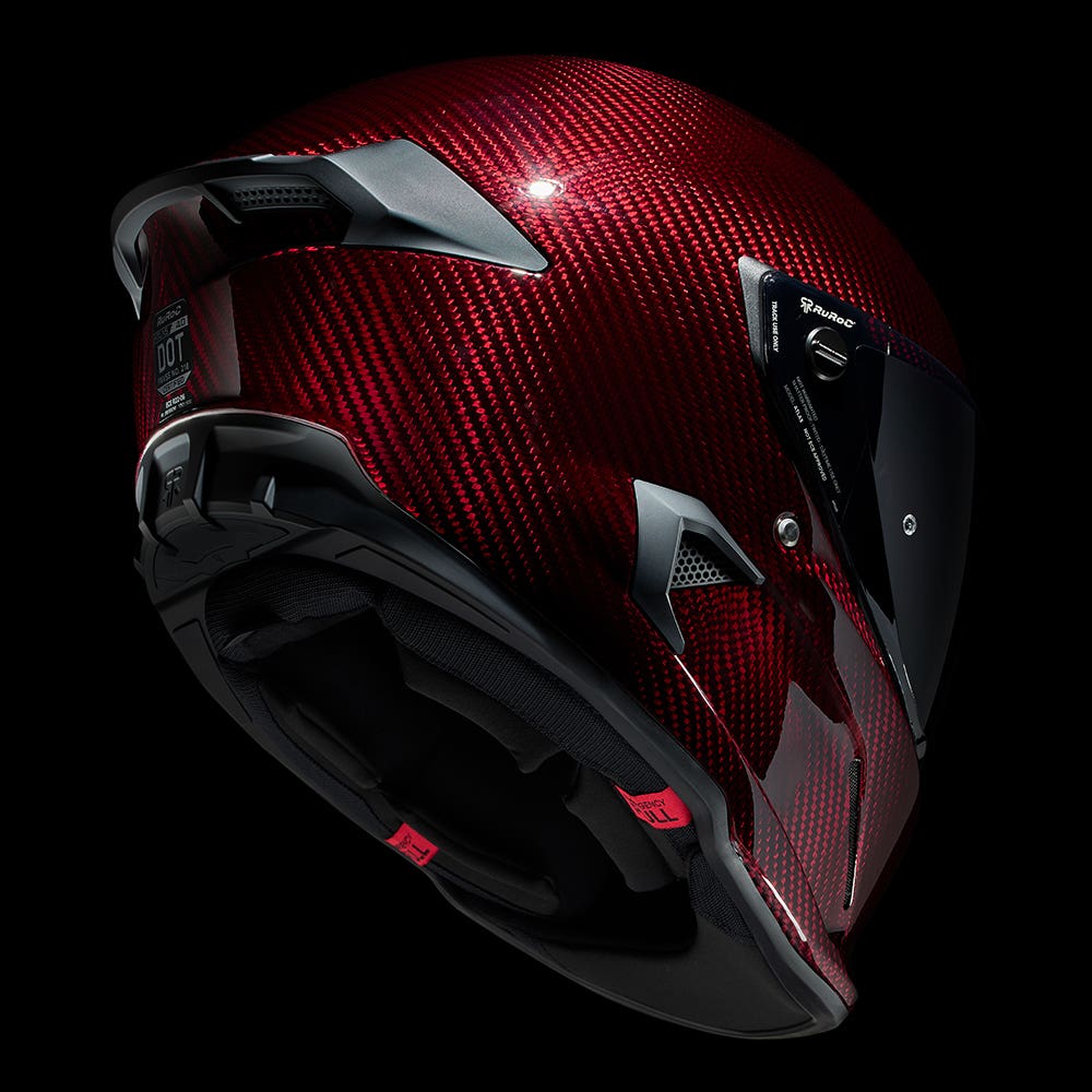 ATLAS 4.0 Ruby Carbon - Motorcycle Helmet - Ruroc