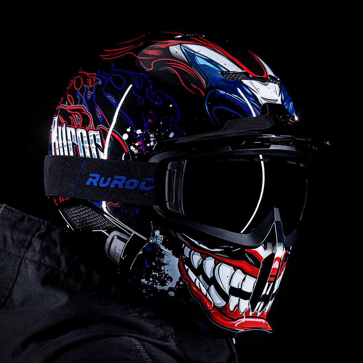legemliggøre garage meditation Ruroc | RG1-DX Jester| Full Face Snow-Sports Ski Helmet (Asian Fit)