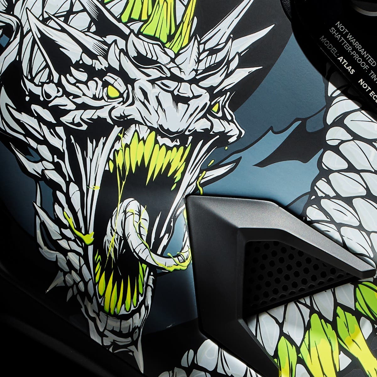 Ruroc | ATLAS 4.0 Serpent | Full Face Bluetooth Motorcycle Helmet 