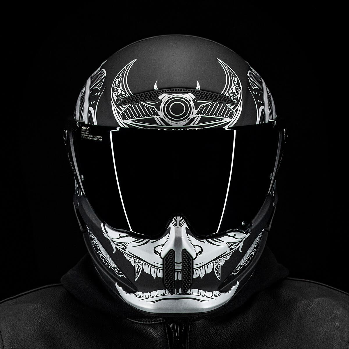 Ruroc | ATLAS 2.0 Platinum Ronin | Motorcycle Helmet | Ruroc