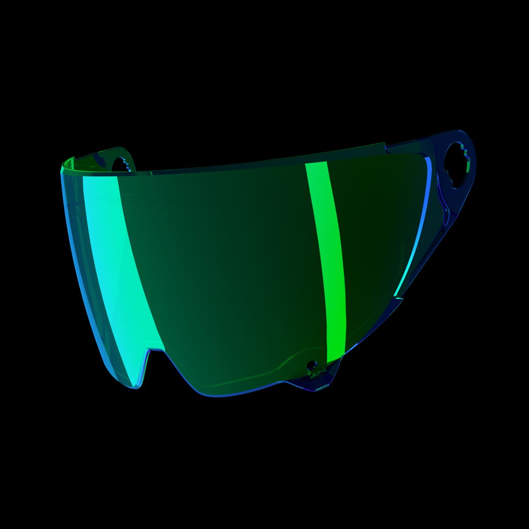 Atlas 2.0 Visor - Green Iridescent