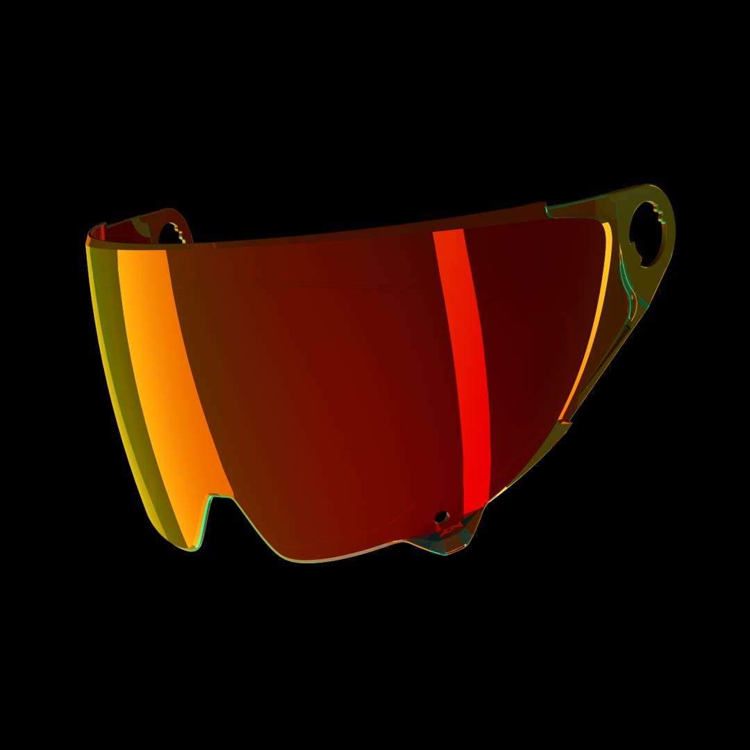 Atlas 2.0 Visor - Red Iridescent