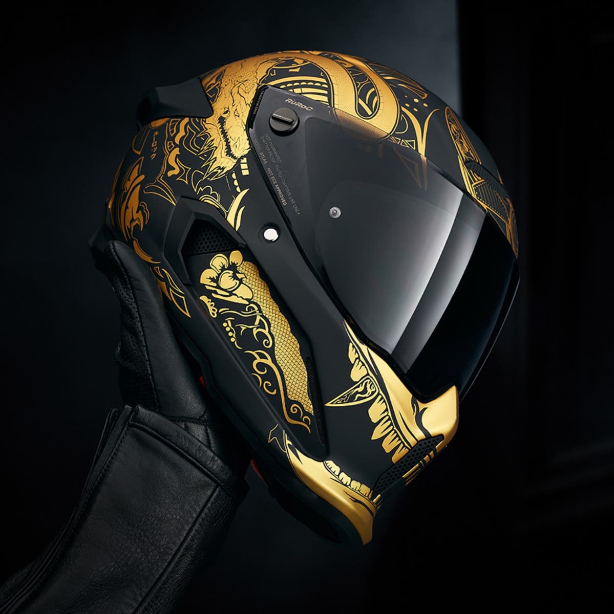 Ruroc | Atlas 3.0 Ronin | Full Face Motorcycle Helmet | Protection 