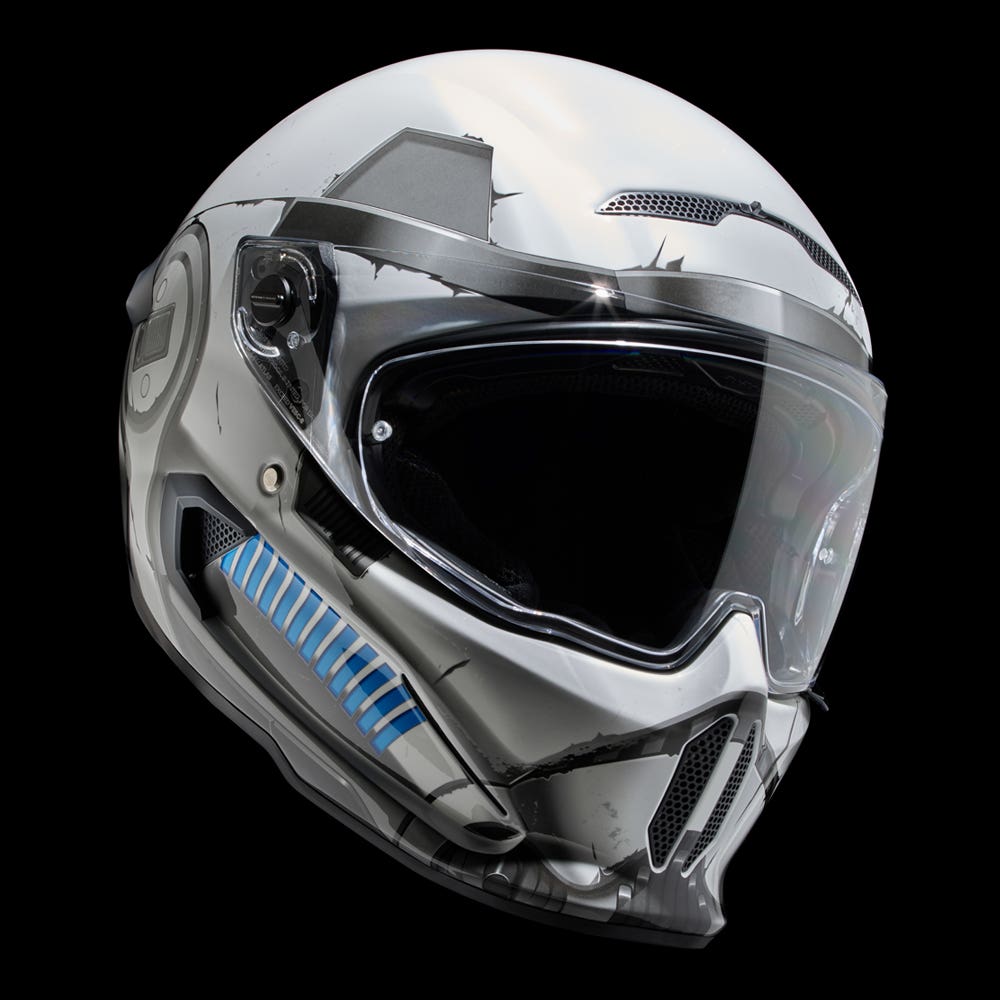 ATLAS 4.0 CARBON Storm Trooper - Motorcycle Helmet - Ruroc