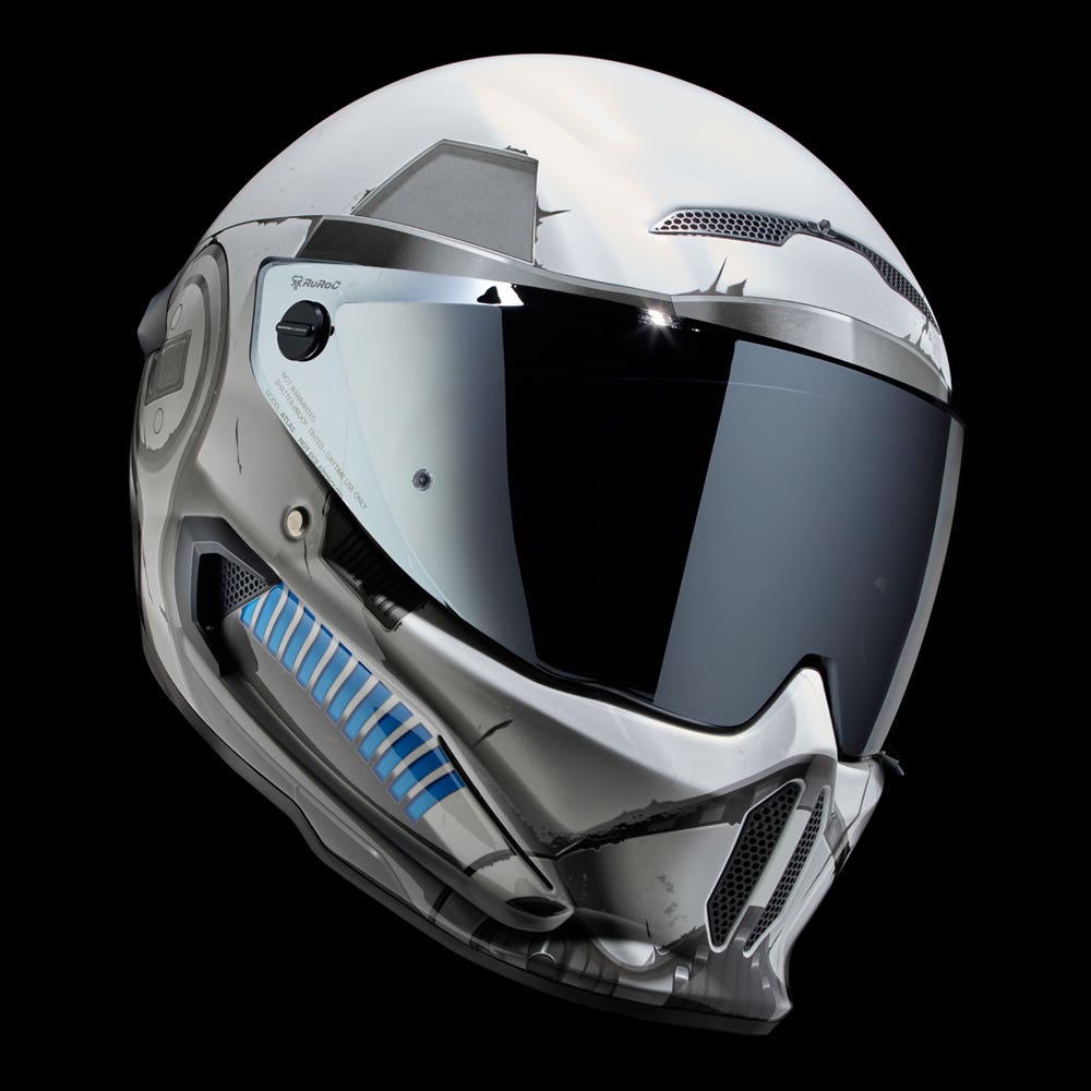 ATLAS 4.0 CARBON Storm Trooper - Motorcycle Helmet - Ruroc