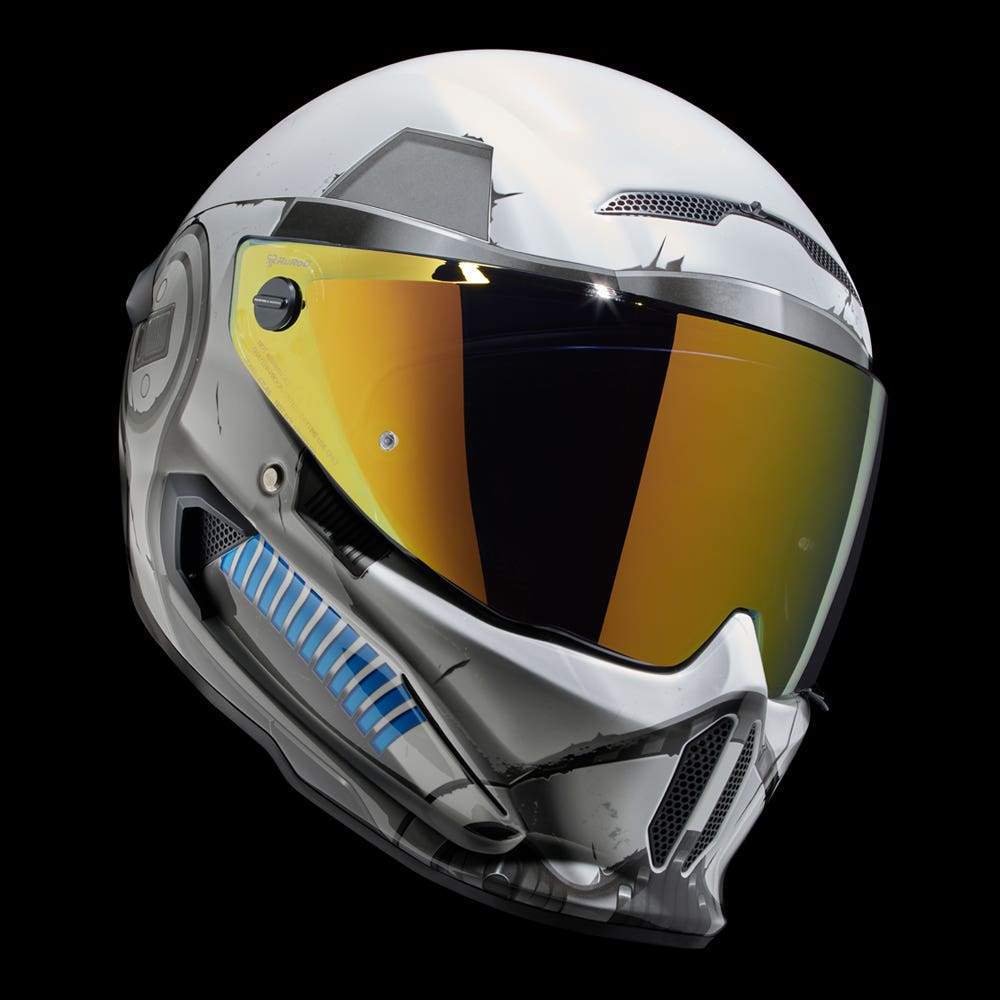 ATLAS 4.0 CARBON Storm Trooper - Motorcycle Helmet - Ruroc