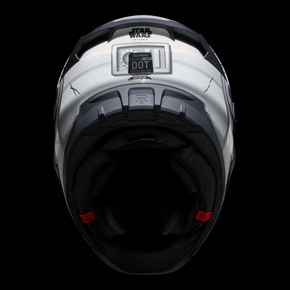 ATLAS 4.0 CARBON Storm Trooper - Motorcycle Helmet - Ruroc