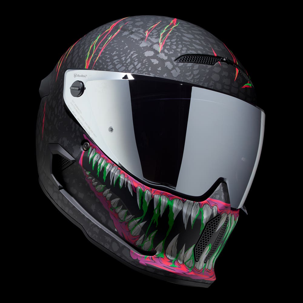 ATLAS 4.0 STREET - Toxin - Motorcycle Helmet - Ruroc