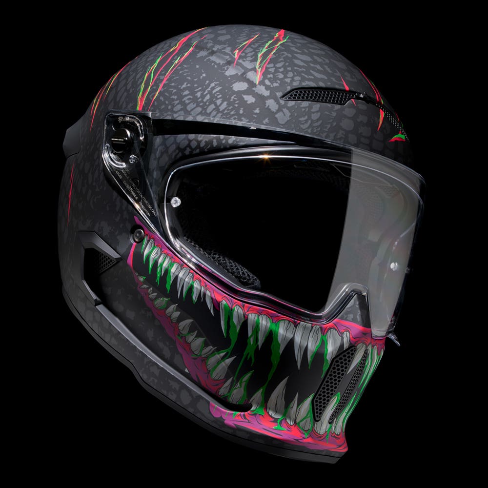 ATLAS 4.0 STREET - Toxin - Motorcycle Helmet - Ruroc