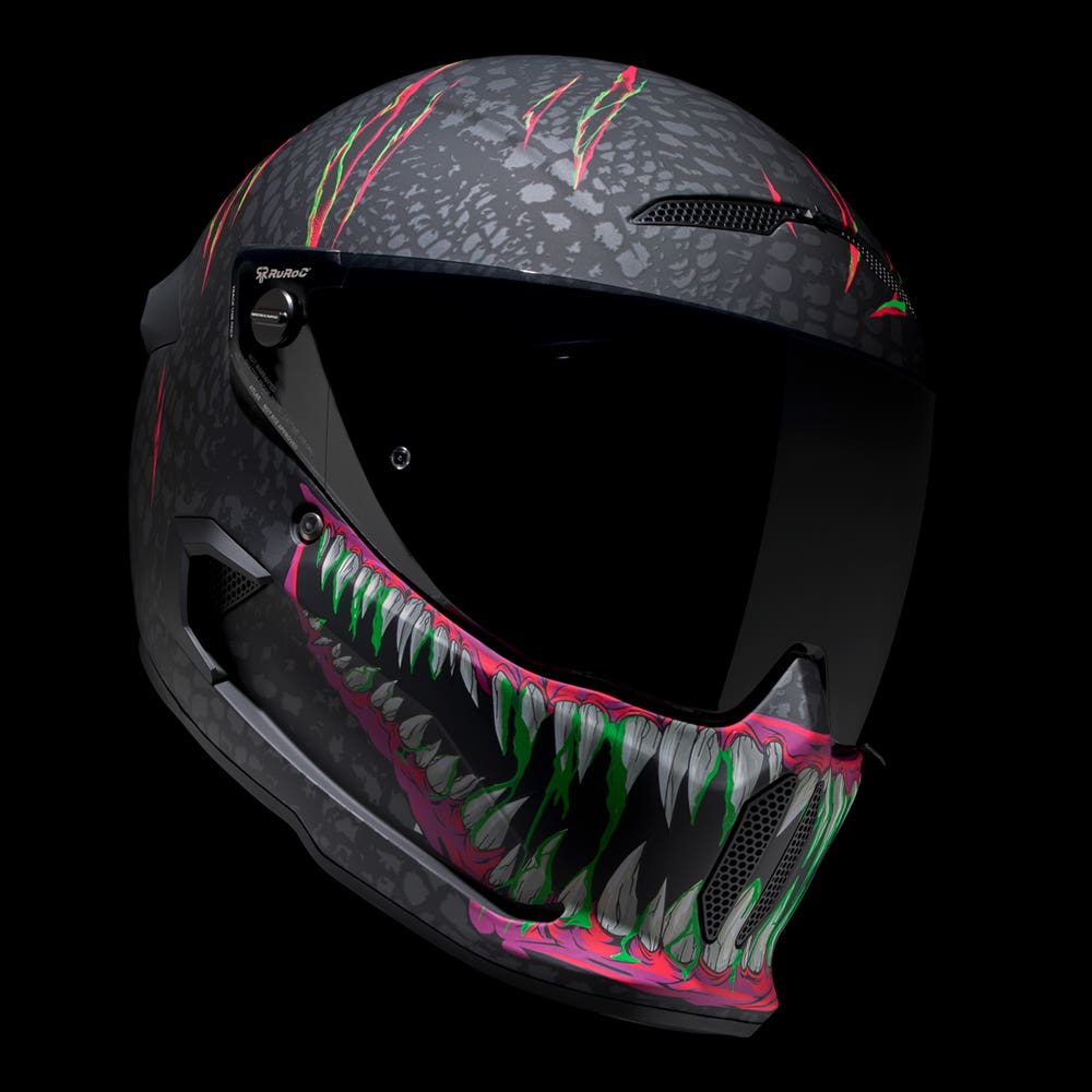 ATLAS 4.0 STREET - Toxin - Motorcycle Helmet - Ruroc