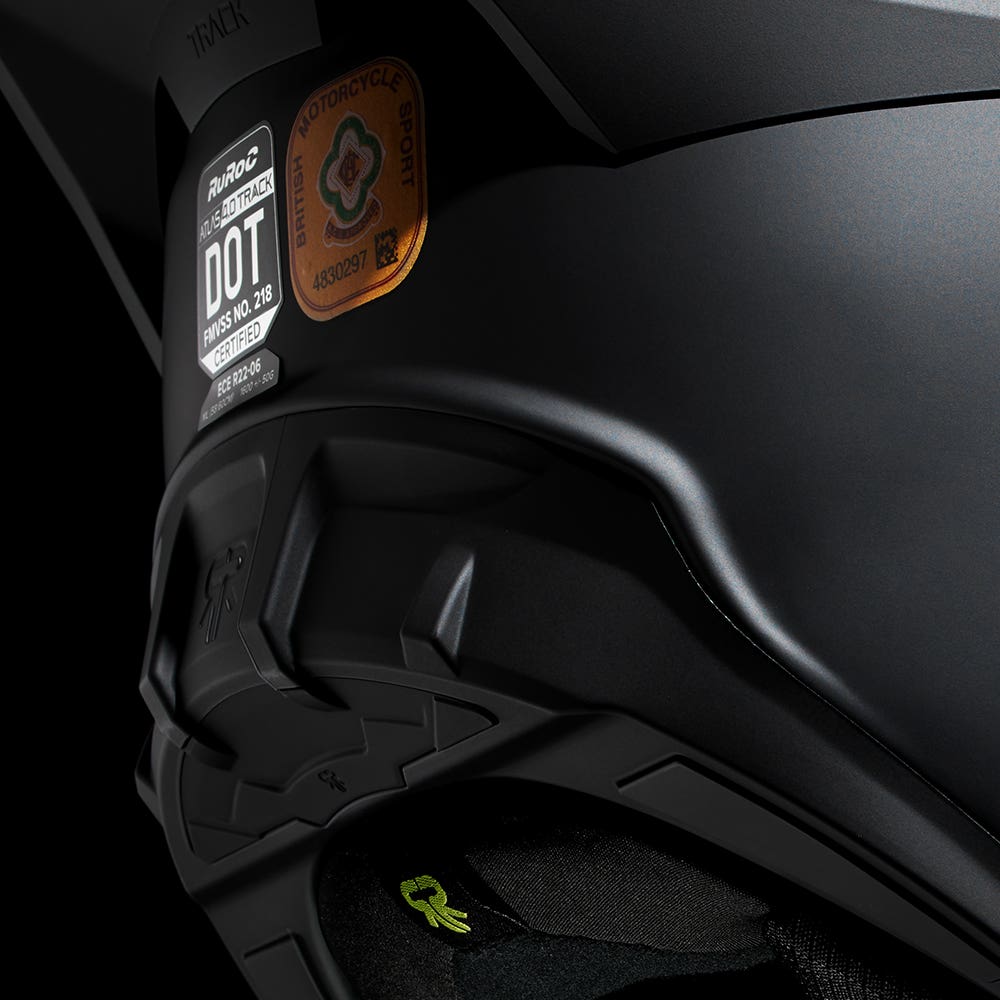 AT4.0 Track Core | Full Face Bluetooth Motorcycle Helmet | Ruroc