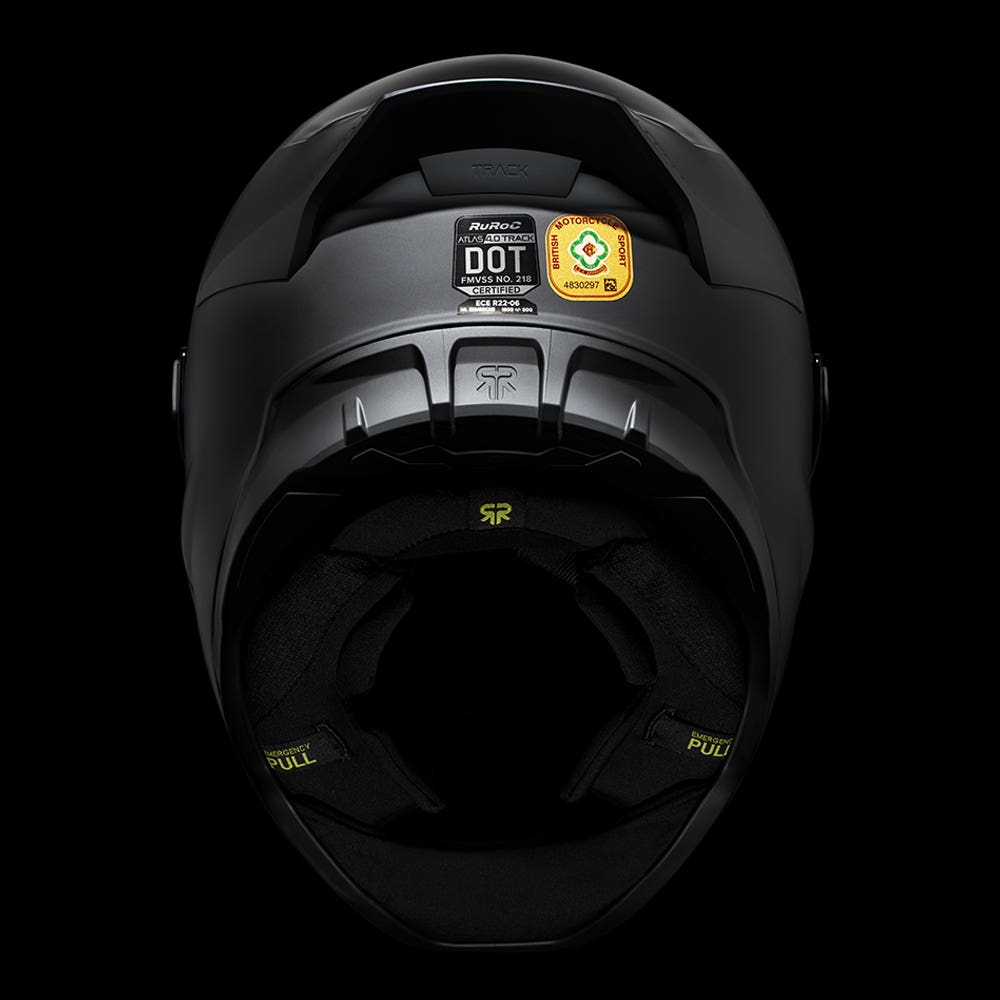 AT4.0 Track Core | Full Face Bluetooth Motorcycle Helmet | Ruroc