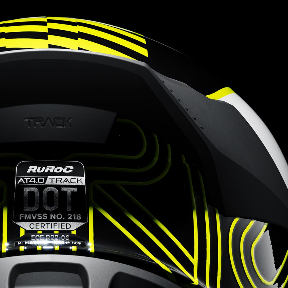 ATLAS 4.0 Track Nitro | Full Face Bluetooth Motorcycle Helmet | Ruroc