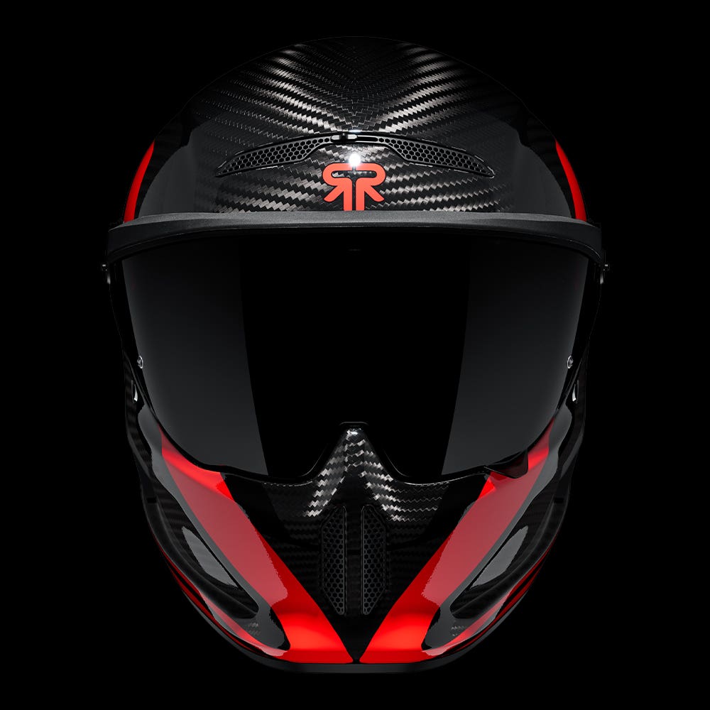 ATLAS 4.0 Track Rosso | Full Face Bluetooth Motorcycle Helmet | Ruroc
